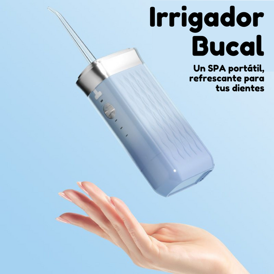 Irrigador bucal portátil para uso diario