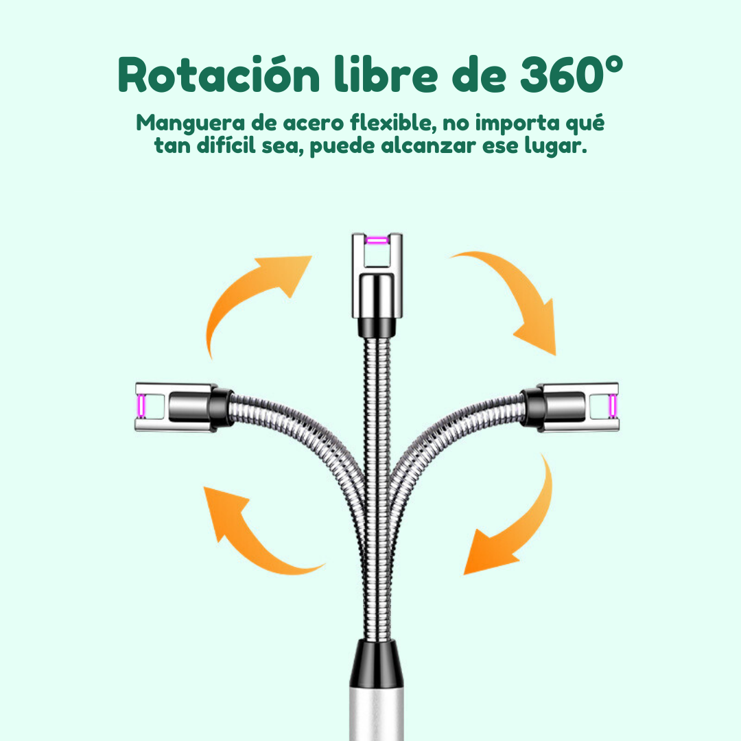 Encendedor Eléctrico Recargable, De Cabeza Flexible