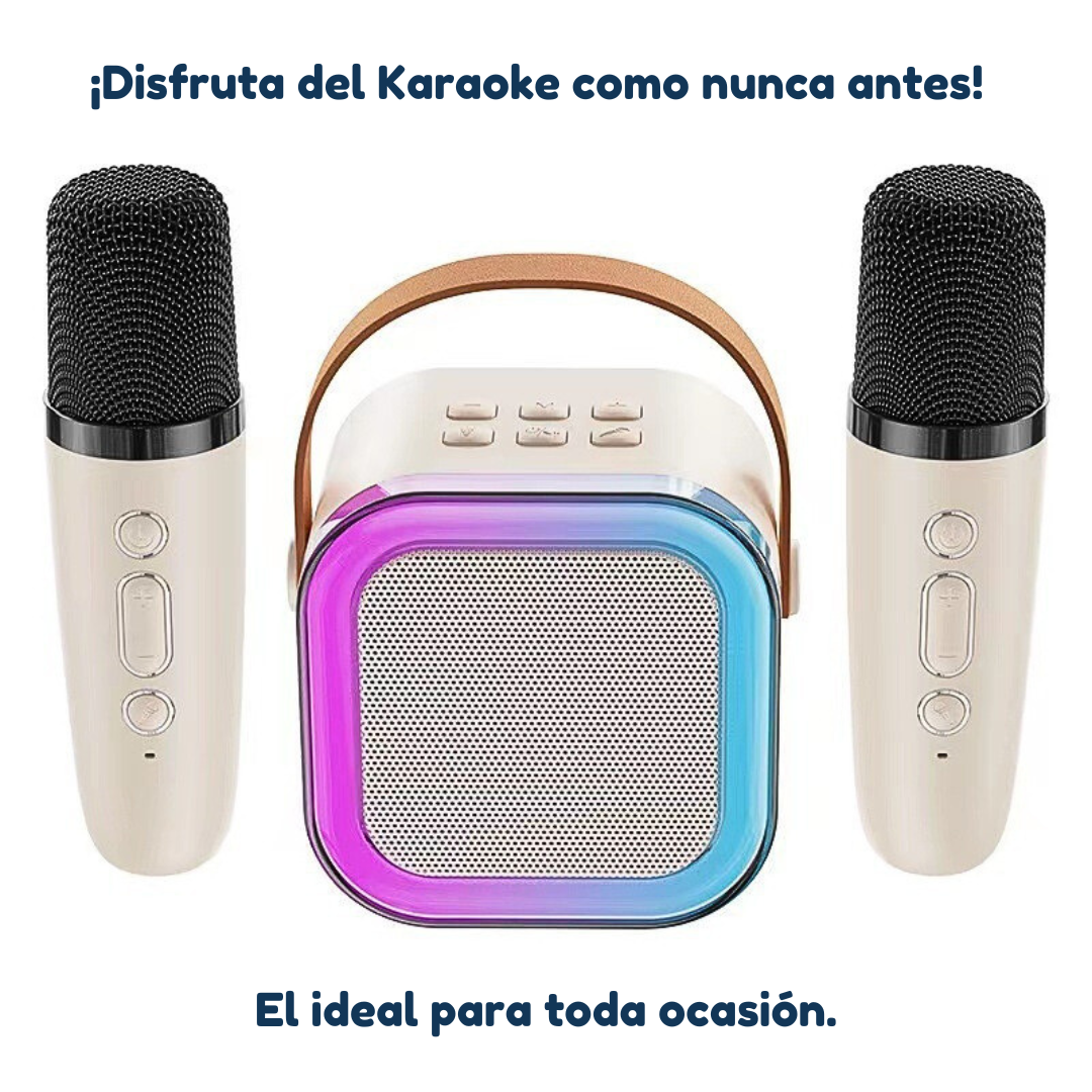 Mini parlante de karaoke