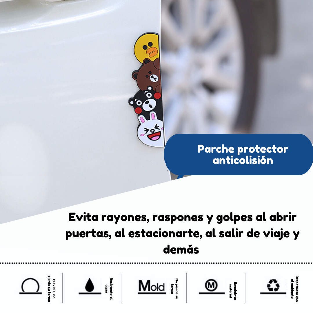 Parche Protector Anticolisión para Autos